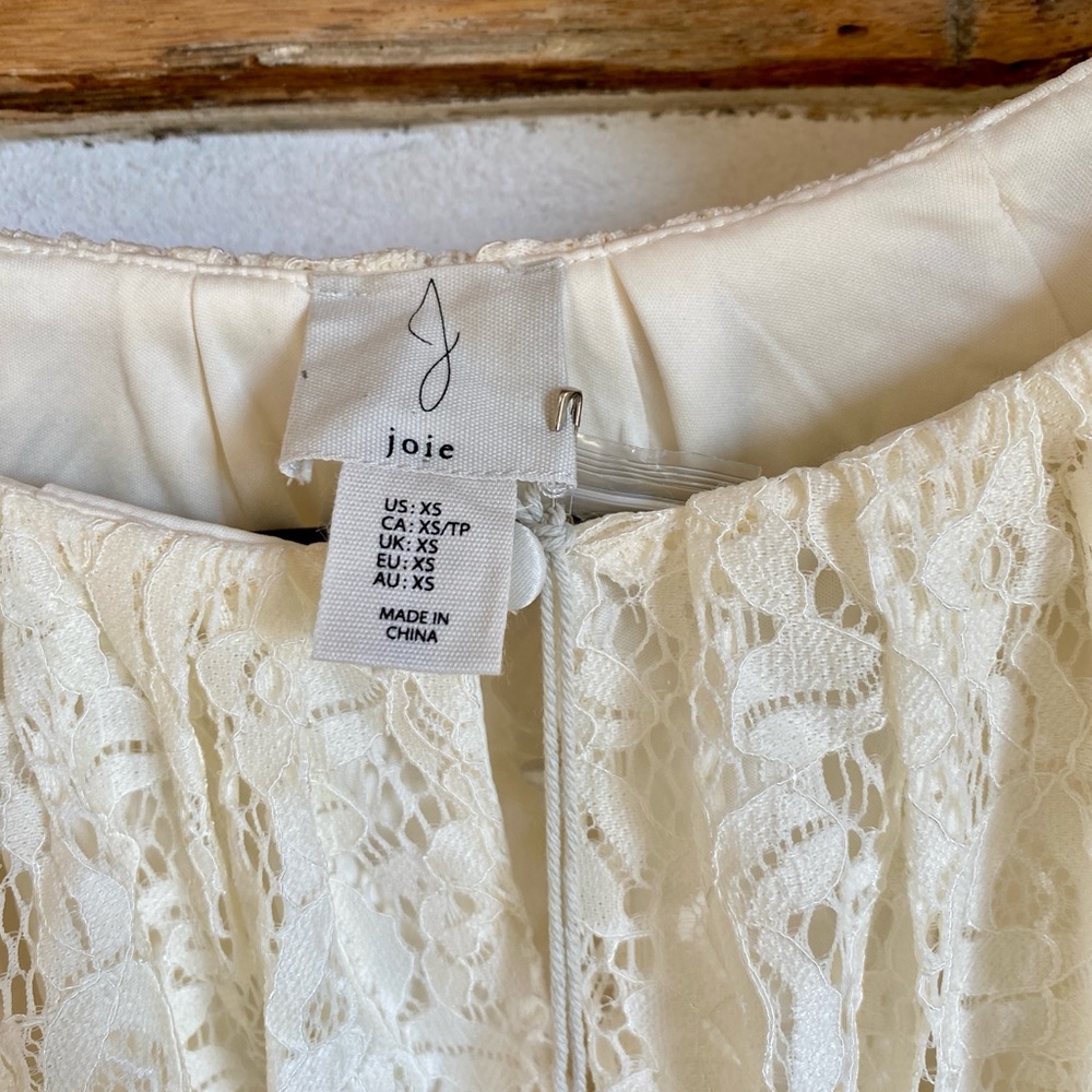 Joie Ivory Lace Blouse | Women’s XS - Picture 2 of 3